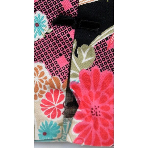 CottonTail Originals 2pc Outfit Shirt Pants Asian Inspired Print Flower 6x Fall - Picture 8 of 13